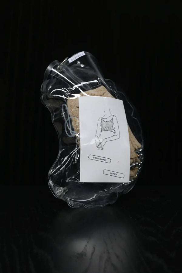 Rui Zhou R012 Pearl Chain Tube Top Camisole Skin-friendly Extension RUI-R012-AW20-YMHUANG Ivory